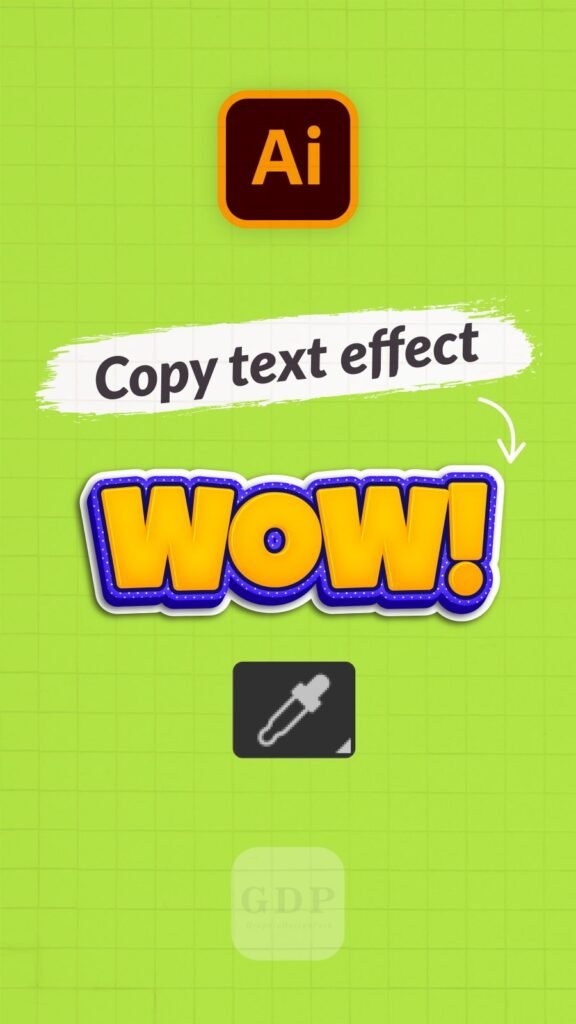 Copiar efecto texto Illustrator