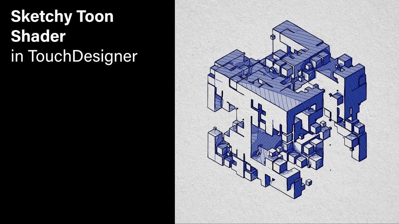 Sketchy Toon Shader in TouchDesigne