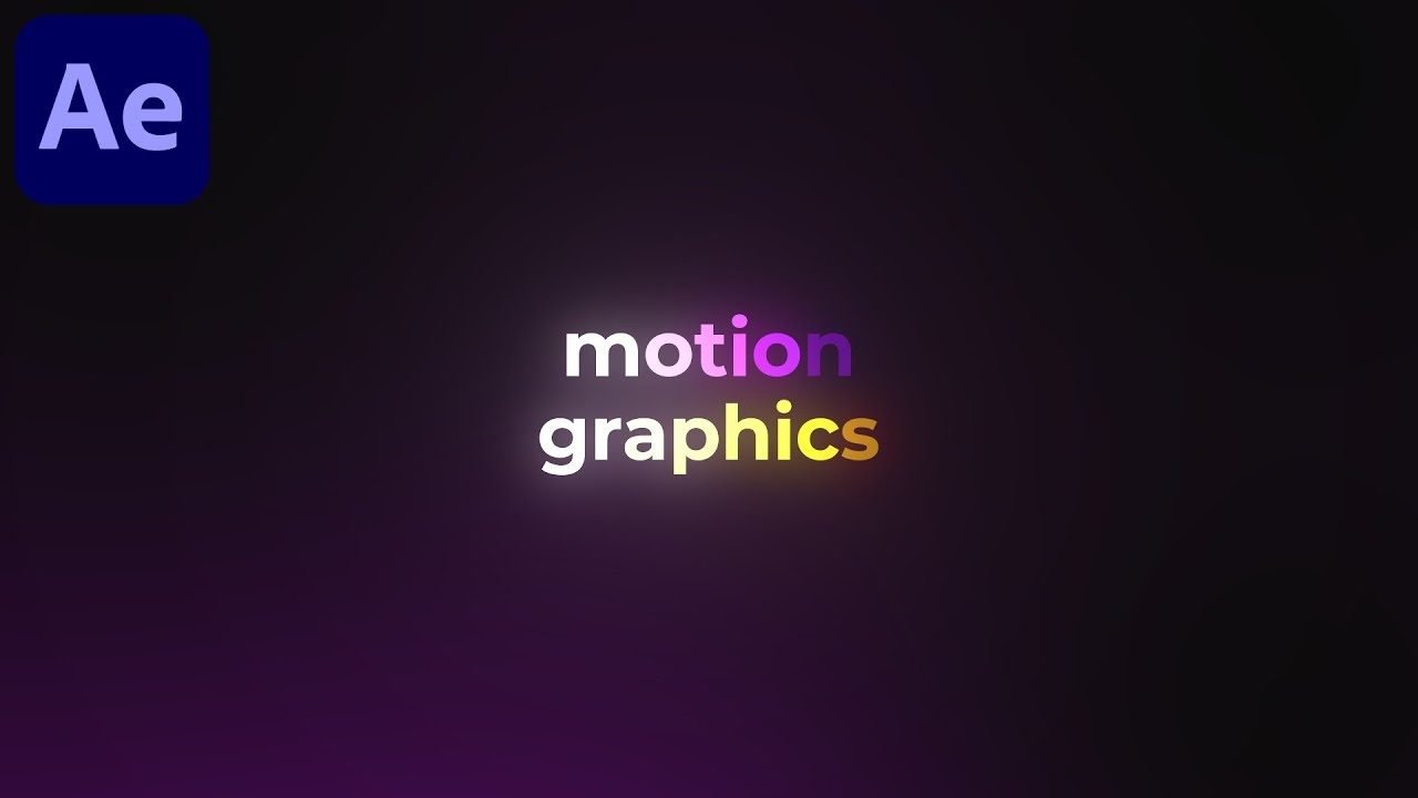 Animación texto After Effects