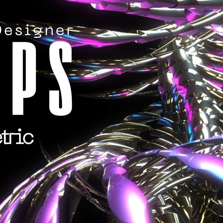 TouchDesigner metálico paramétrico