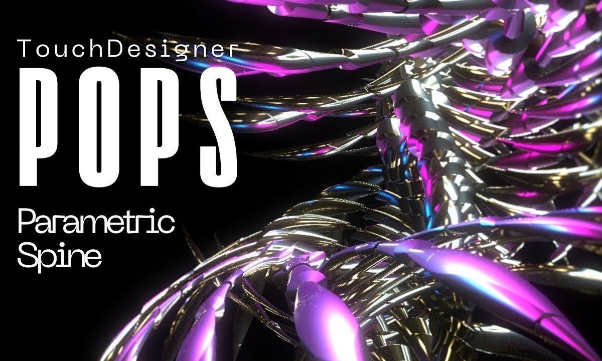 TouchDesigner metálico paramétrico