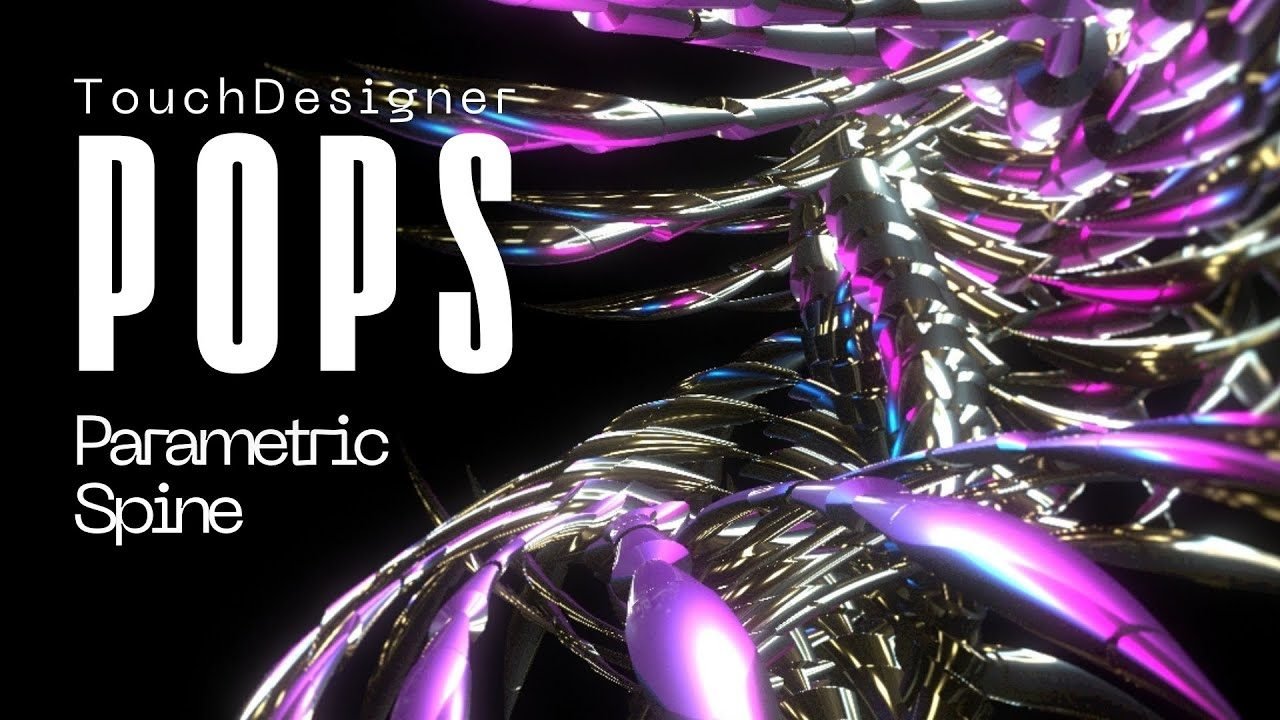TouchDesigner metálico paramétrico