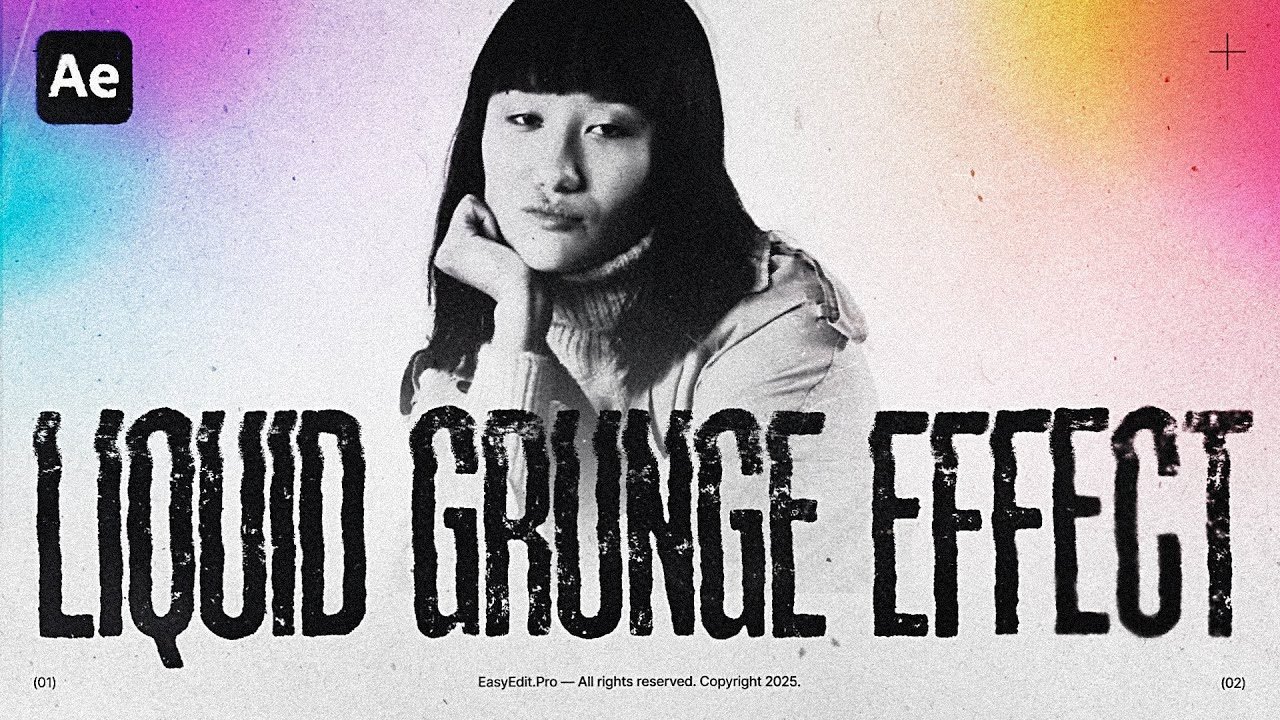 Efecto Grunge Líquido en After Effects