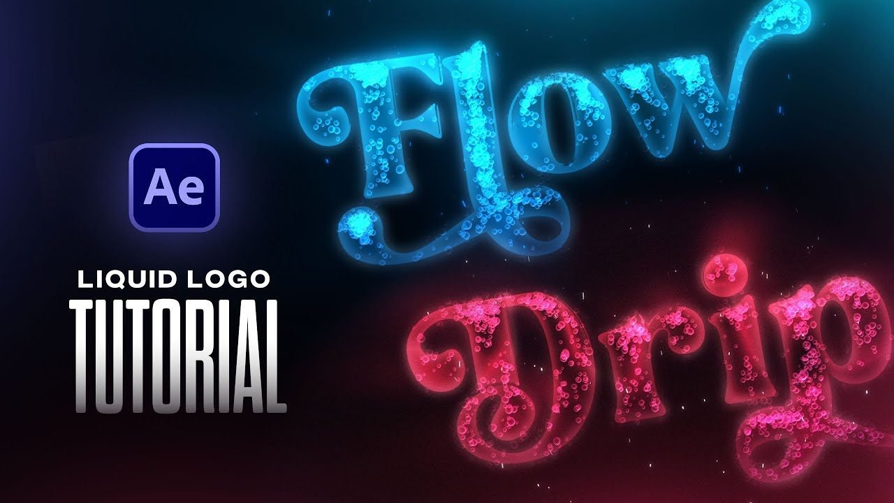 Animación logo líquido