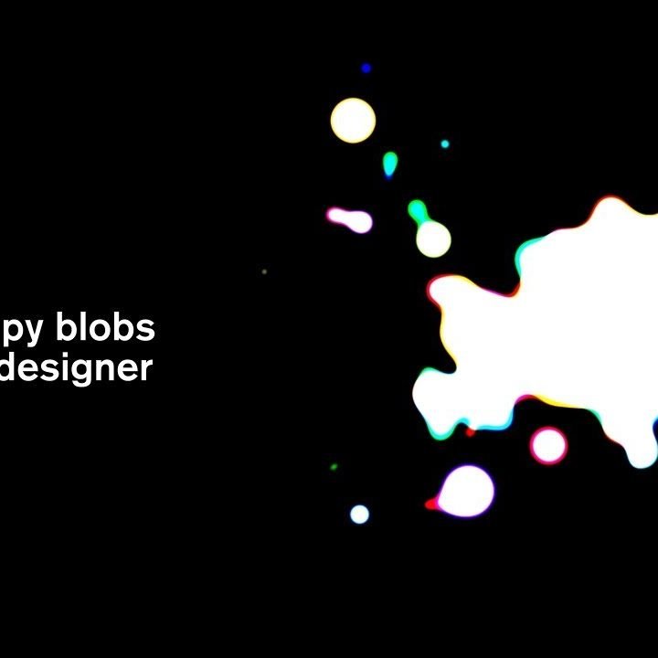 Easy Goopy Blobs en TouchDesigner